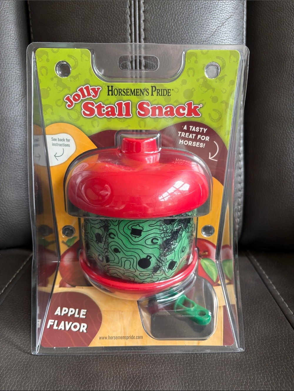 Jolly Stall Snack Treat Dispenser with Treat NWT